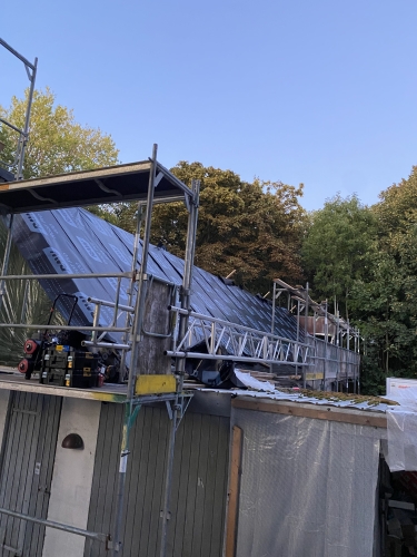 Nyt tag under opførelse i Slagelse – professionel tømrer i Midt- og Vestsjælland
