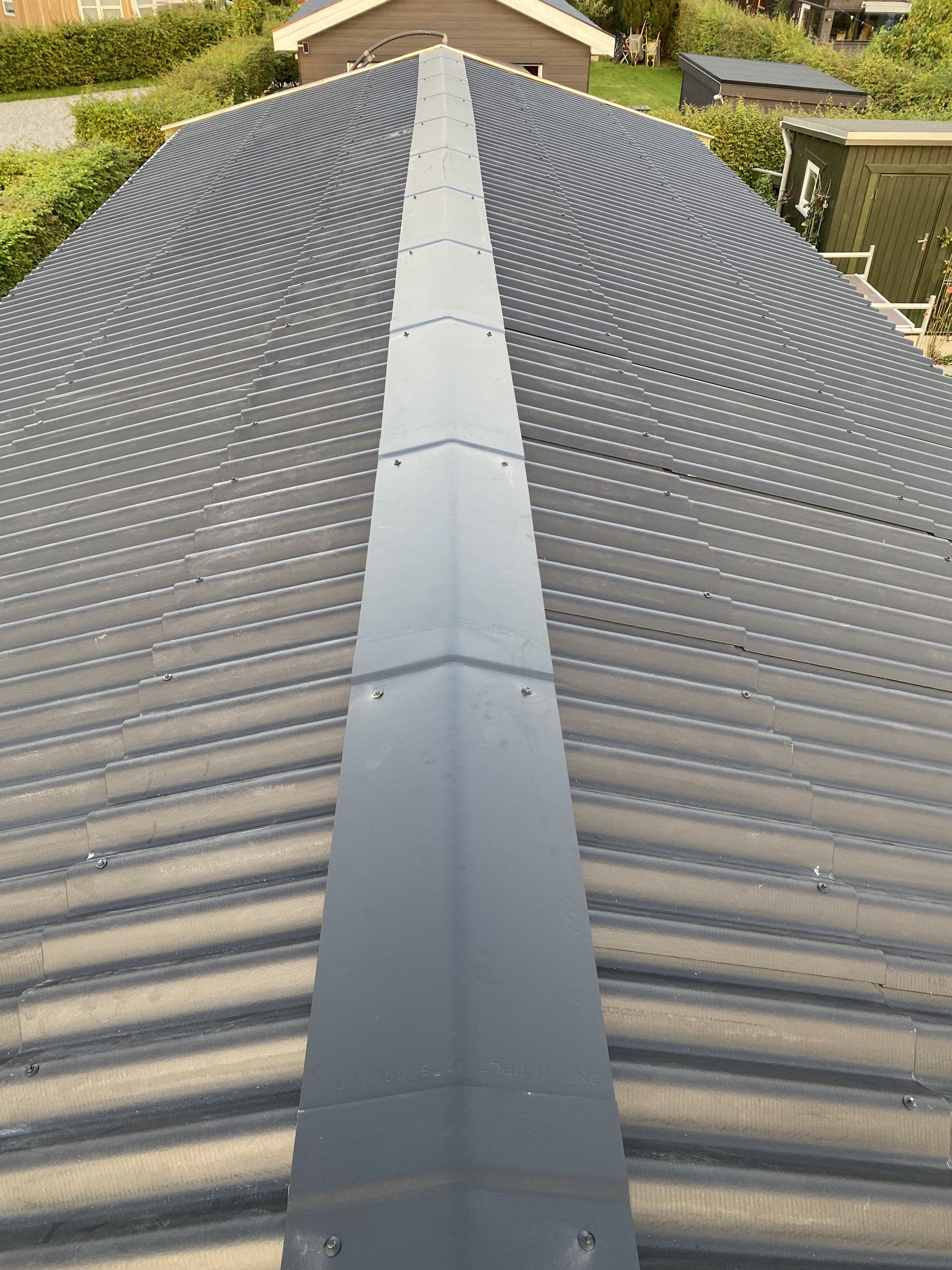 Nyt pladetag udført af tømrer i Korsør